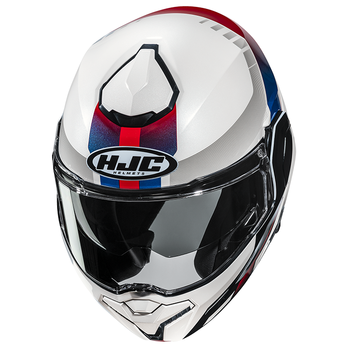 HJC i101 Mira MC21 White / Blue / Red FREE UK Delivery, FREE 365 Day Returns | Moto Central