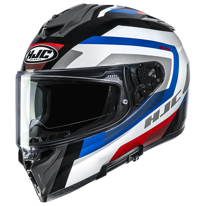 HJC i72 Shard MC21 White / Blue / Red FREE UK Delivery, FREE 365 Day Returns | Moto Central