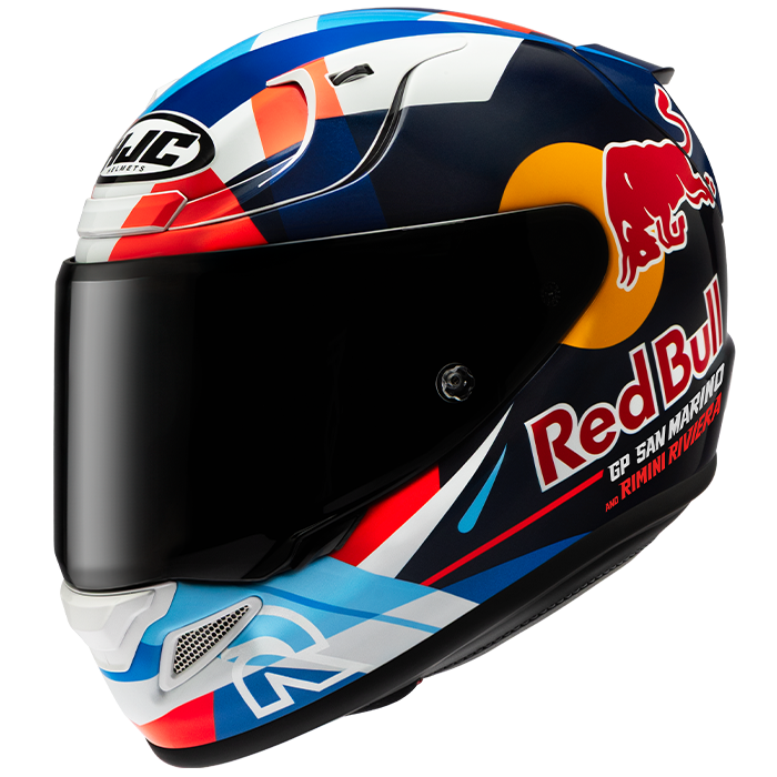 HJC RPHA 12 Red Bull Misano GP 2 MC21 White / Red / Blue FREE UK Delivery, FREE 365 Day Returns | Moto Central