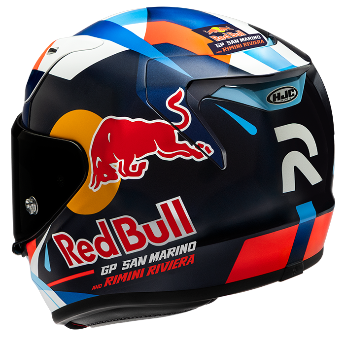 HJC RPHA 12 Red Bull Misano GP 2 MC21 White / Red / Blue FREE UK Delivery, FREE 365 Day Returns | Moto Central