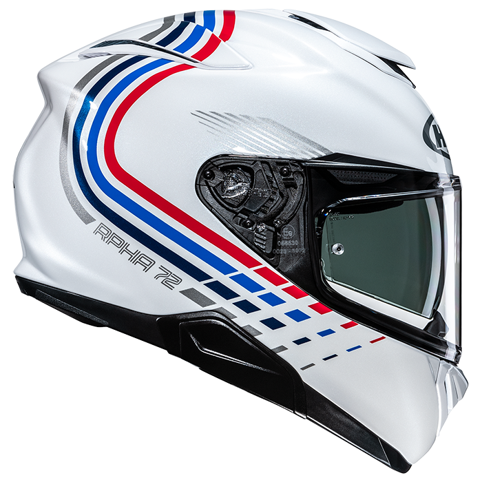 HJC RPHA 72 Veldine MC21 White / Blue / Red FREE UK Delivery, FREE 365 Day Returns | Moto Central