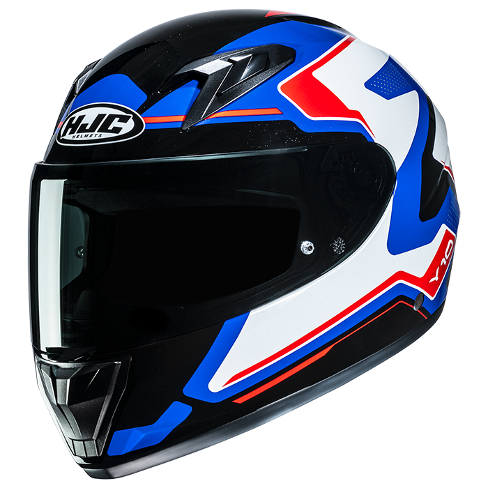 HJC Y10 Kids Cric MC21 White / Blue / Red FREE UK Delivery, FREE 365 Day Returns | Moto Central