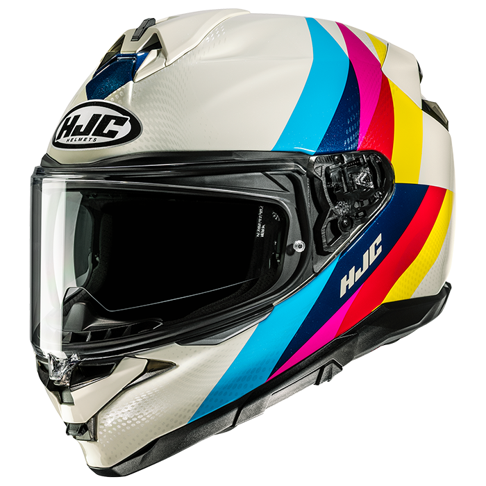 HJC F72 Racero MC23 Blue / White / Fluo Yellow FREE UK Delivery, FREE 365 Day Returns | Moto Central