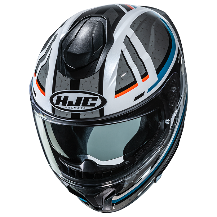 HJC C71 Novah MC27 Blue / Orange FREE UK Delivery, FREE 365 Day Returns | Moto Central