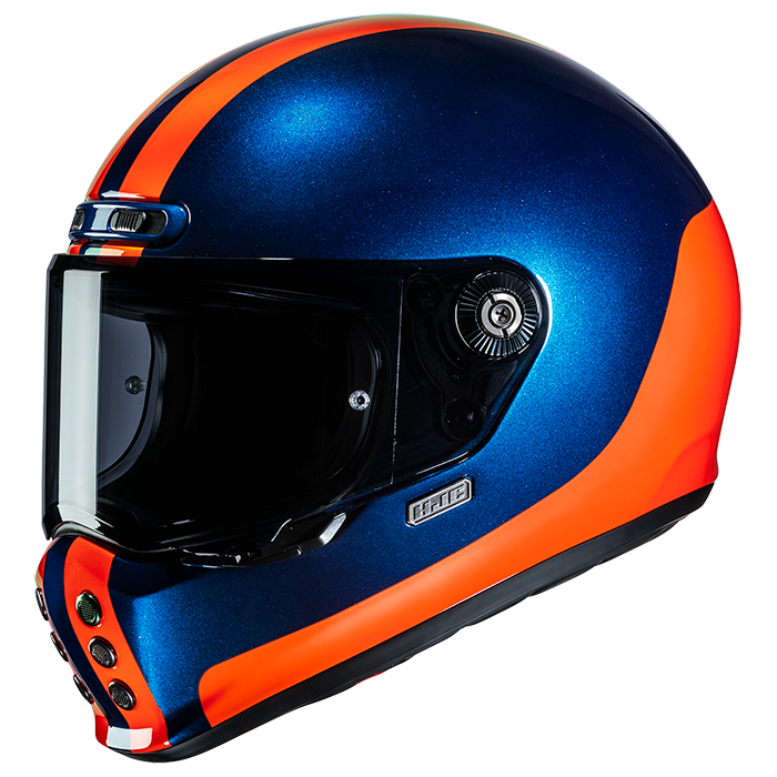HJC V10 Core MC27 Blue / Orange FREE UK Delivery, FREE 365 Day Returns | Moto Central