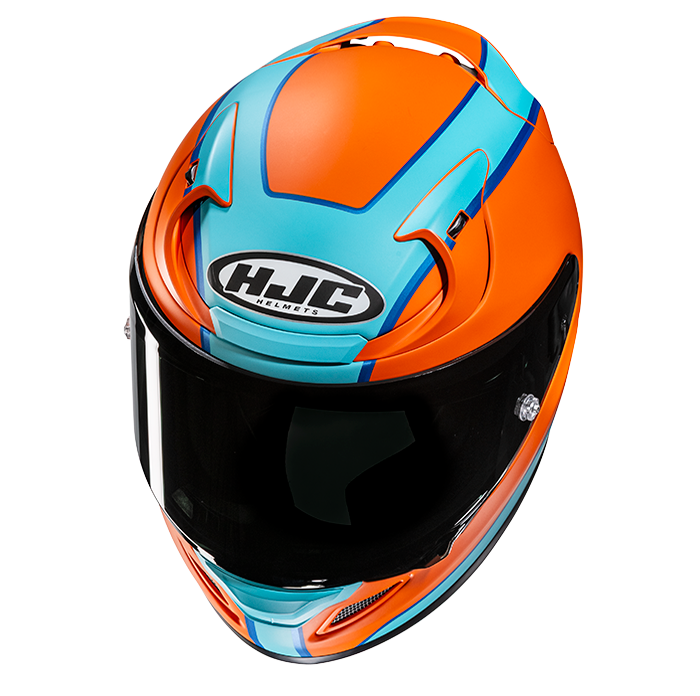 HJC RPHA 12 Respon MC27SF Blue / Orange FREE UK Delivery, FREE 365 Day Returns | Moto Central
