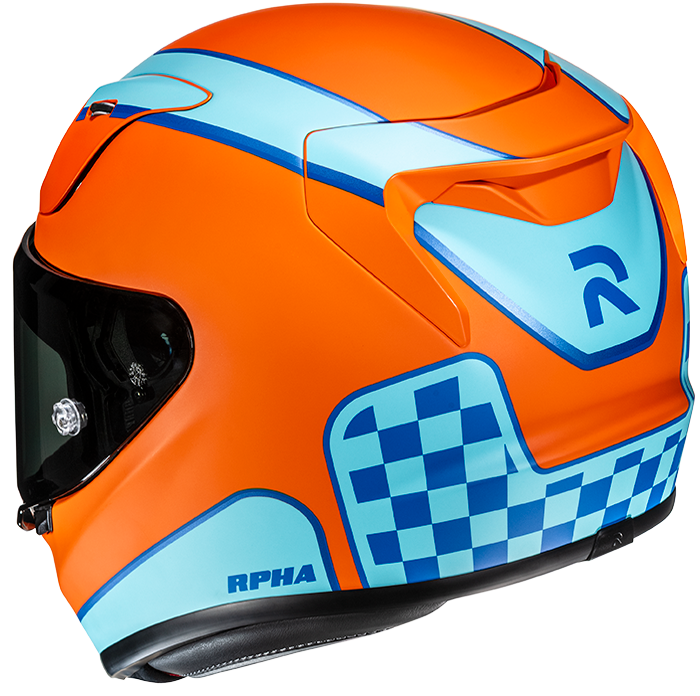 HJC RPHA 12 Respon MC27SF Blue / Orange FREE UK Delivery, FREE 365 Day Returns | Moto Central
