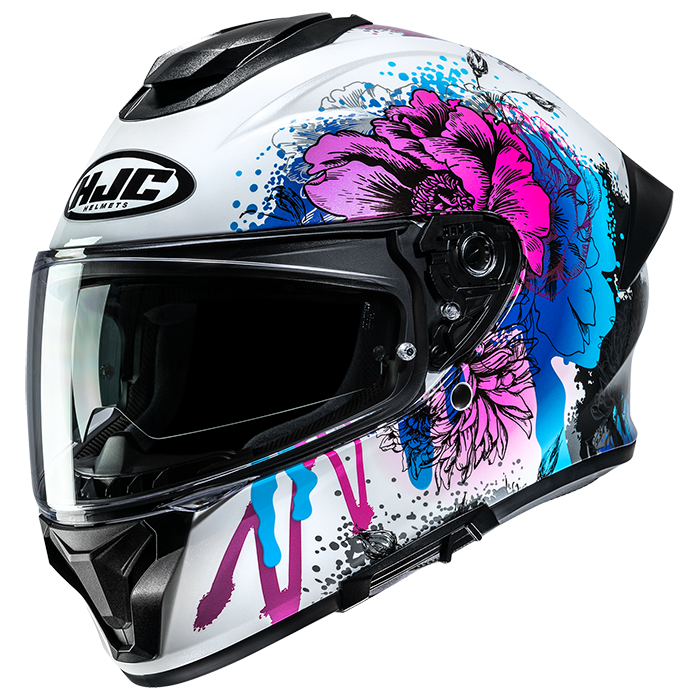 HJC C71 Roko MC28 Blue / Purple / White FREE UK Delivery, FREE 365 Day Returns | Moto Central
