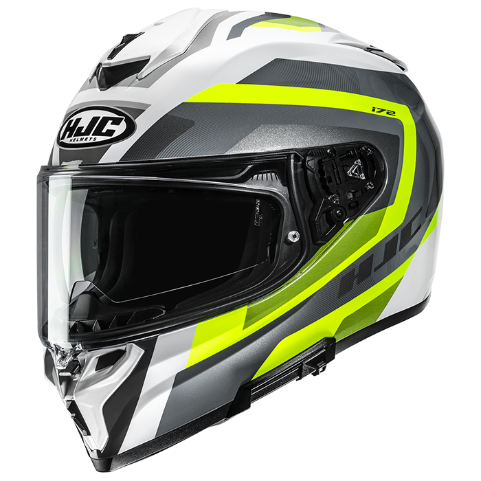 HJC i72 Shard MC3H Yellow FREE UK Delivery, FREE 365 Day Returns | Moto Central