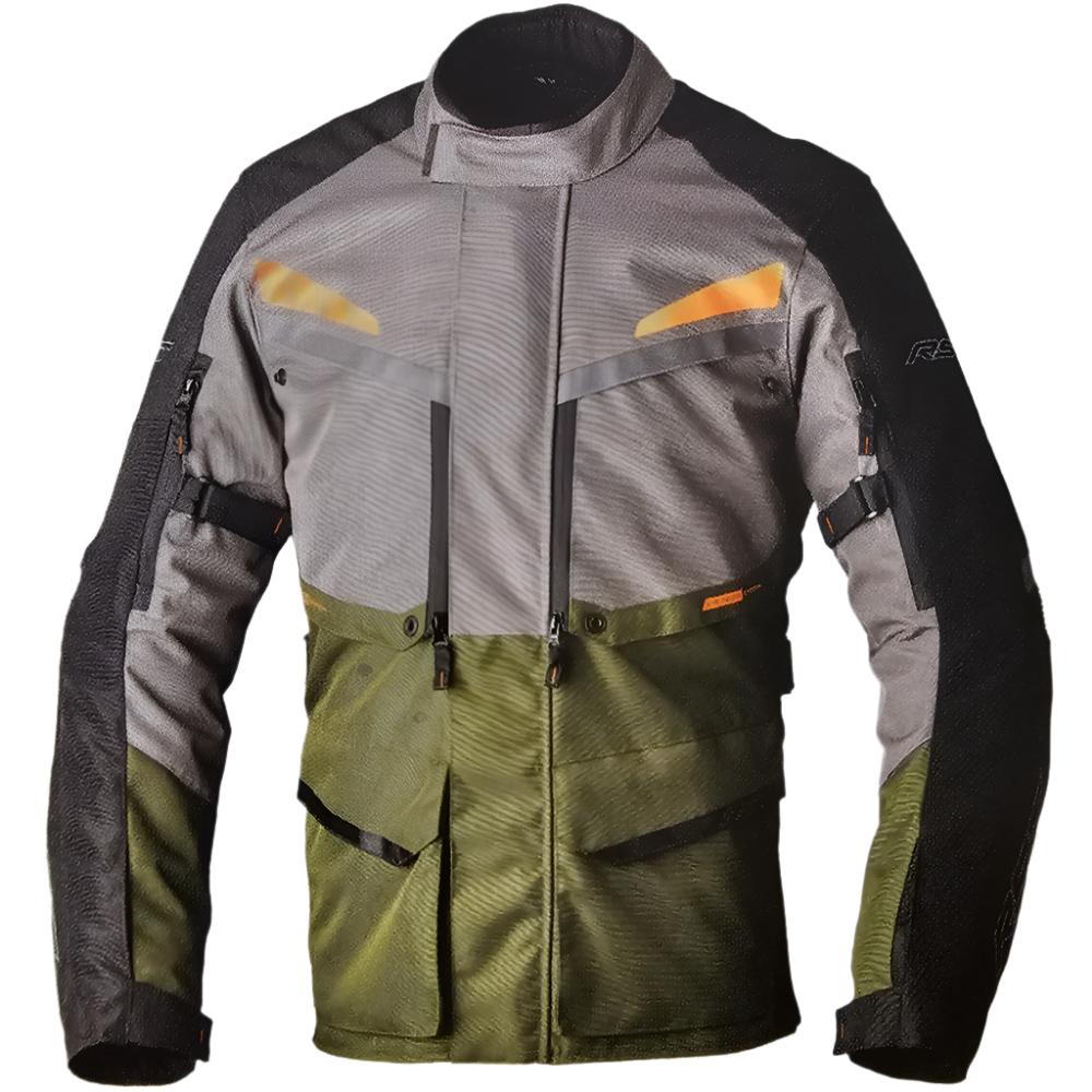 RST Maverick Evo CE Textile Jacket Khaki / Grey / Orange