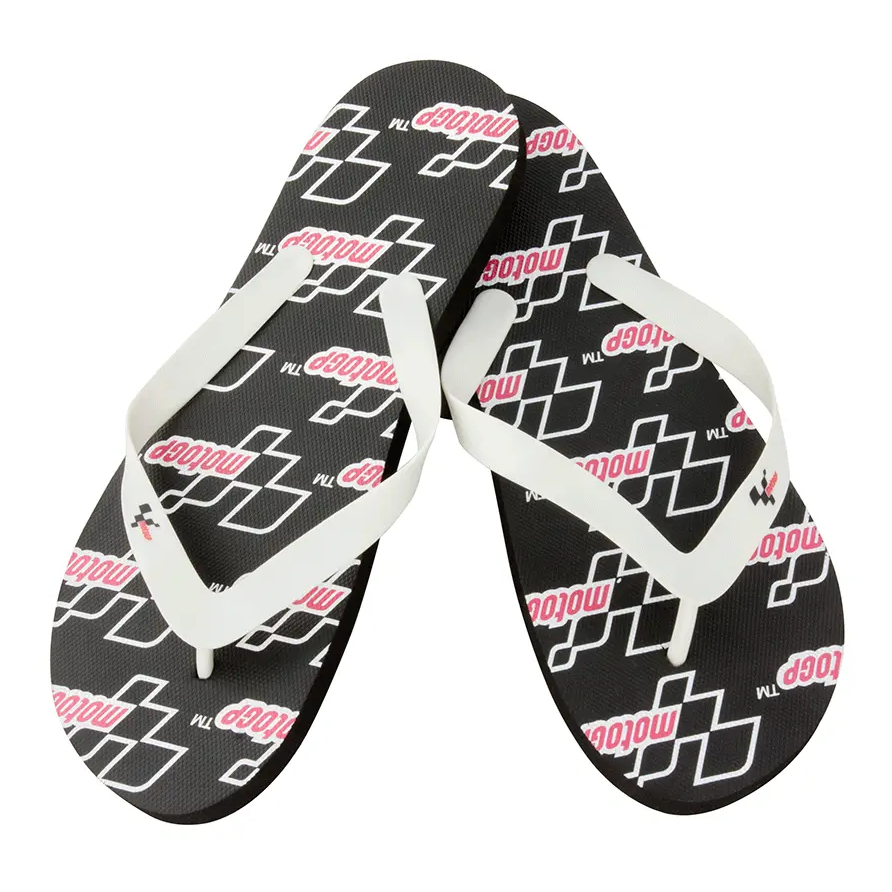 MotoGP Flip Flops Black - FREE UK Shipping, FREE 365 Day Returns | Moto Central