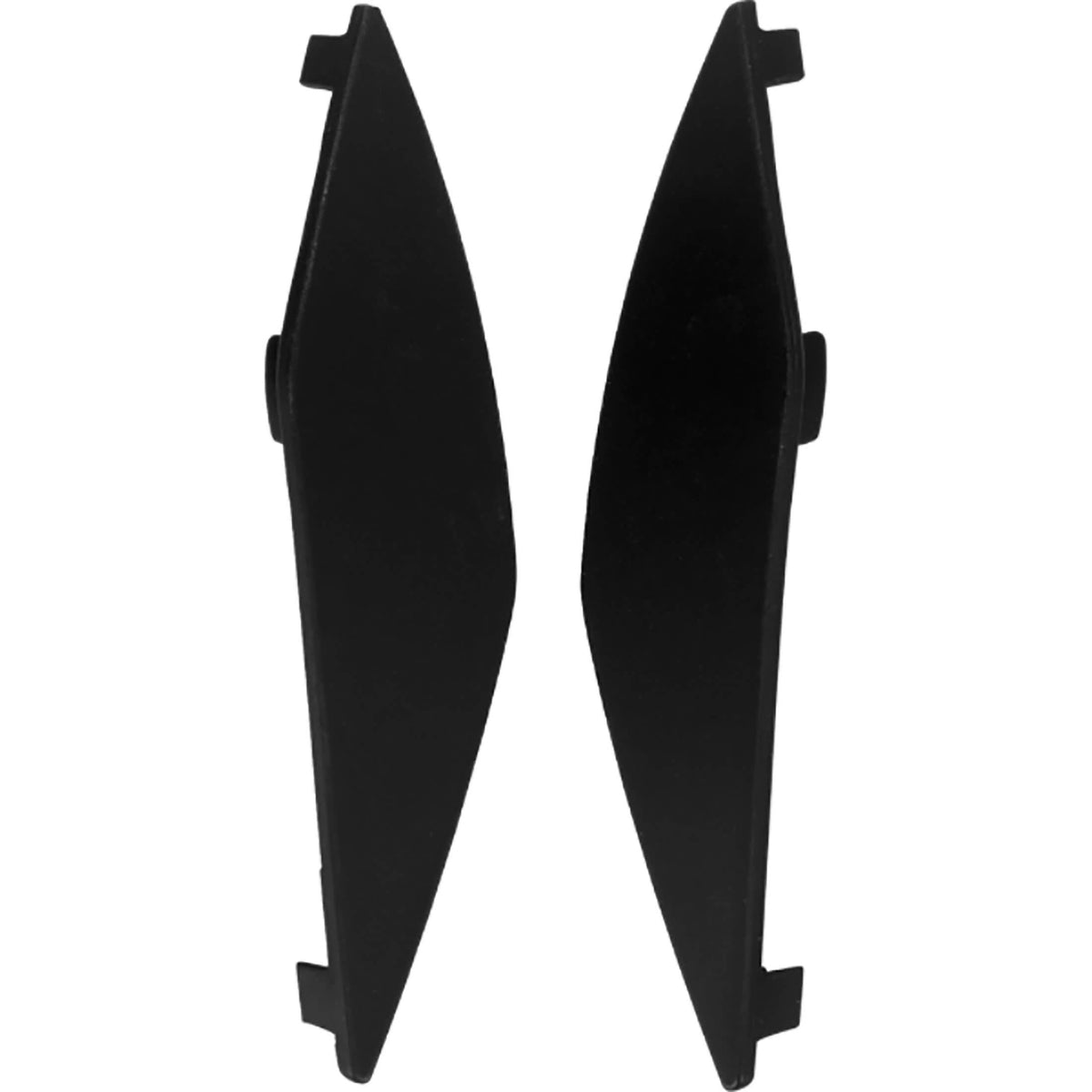 Icon Threshold helmet side covers matt black