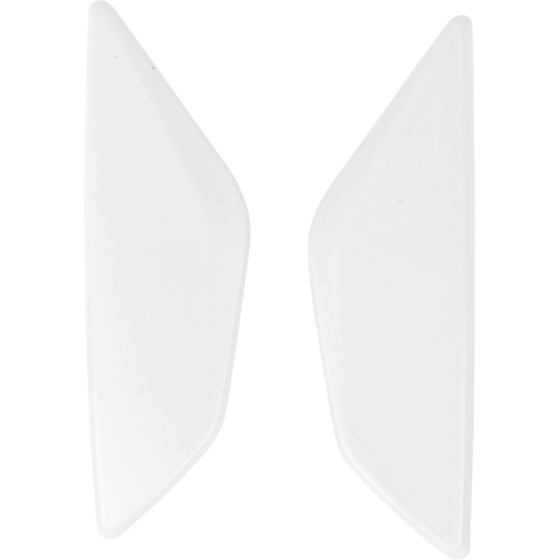 Icon Threshold helmet side covers matt white