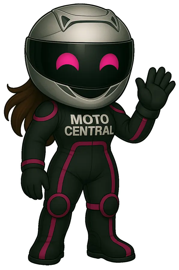 Moto Central Female Mascot Sticker FREE UK Delivery, FREE 365 Day Returns | Moto Central