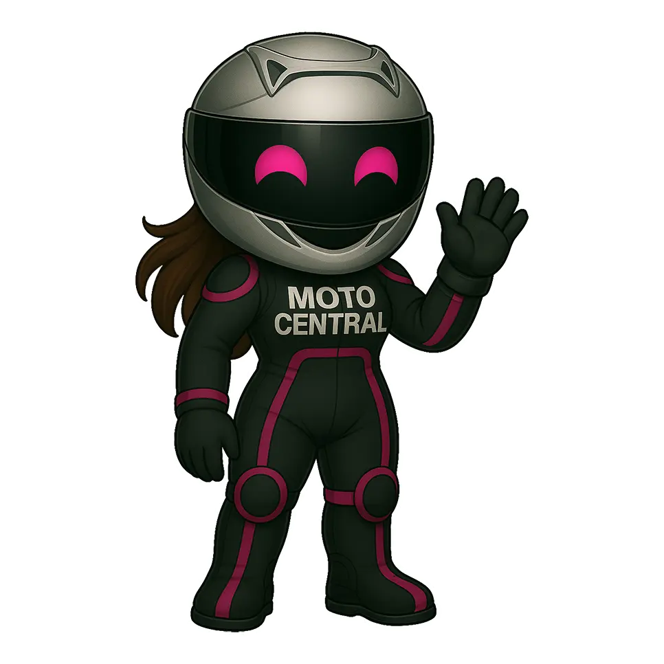 Moto Central Female Mascot Sticker FREE UK Delivery, FREE 365 Day Returns | Moto Central