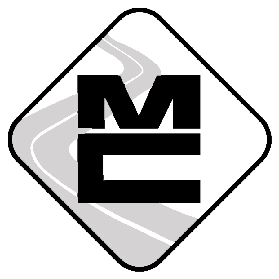 Moto Central Logo V2 White Sticker FREE UK Delivery, FREE 365 Day Returns | Moto Central