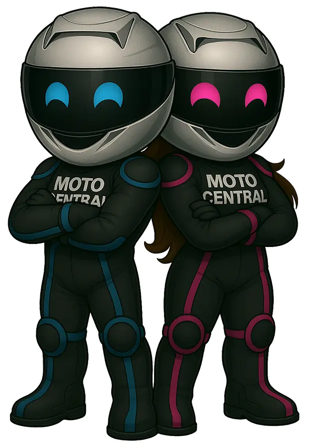Moto Central Mascot And Female Mascot V3 Sticker FREE UK Delivery, FREE 365 Day Returns | Moto Central