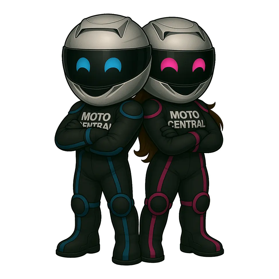 Moto Central Mascot And Female Mascot V3 Sticker FREE UK Delivery, FREE 365 Day Returns | Moto Central