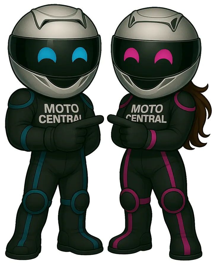 Moto Central Mascot And Female Mascot Sticker FREE UK Delivery, FREE 365 Day Returns | Moto Central