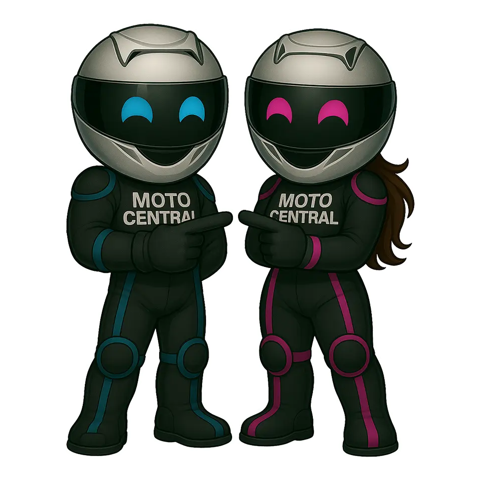 Moto Central Mascot And Female Mascot Sticker FREE UK Delivery, FREE 365 Day Returns | Moto Central