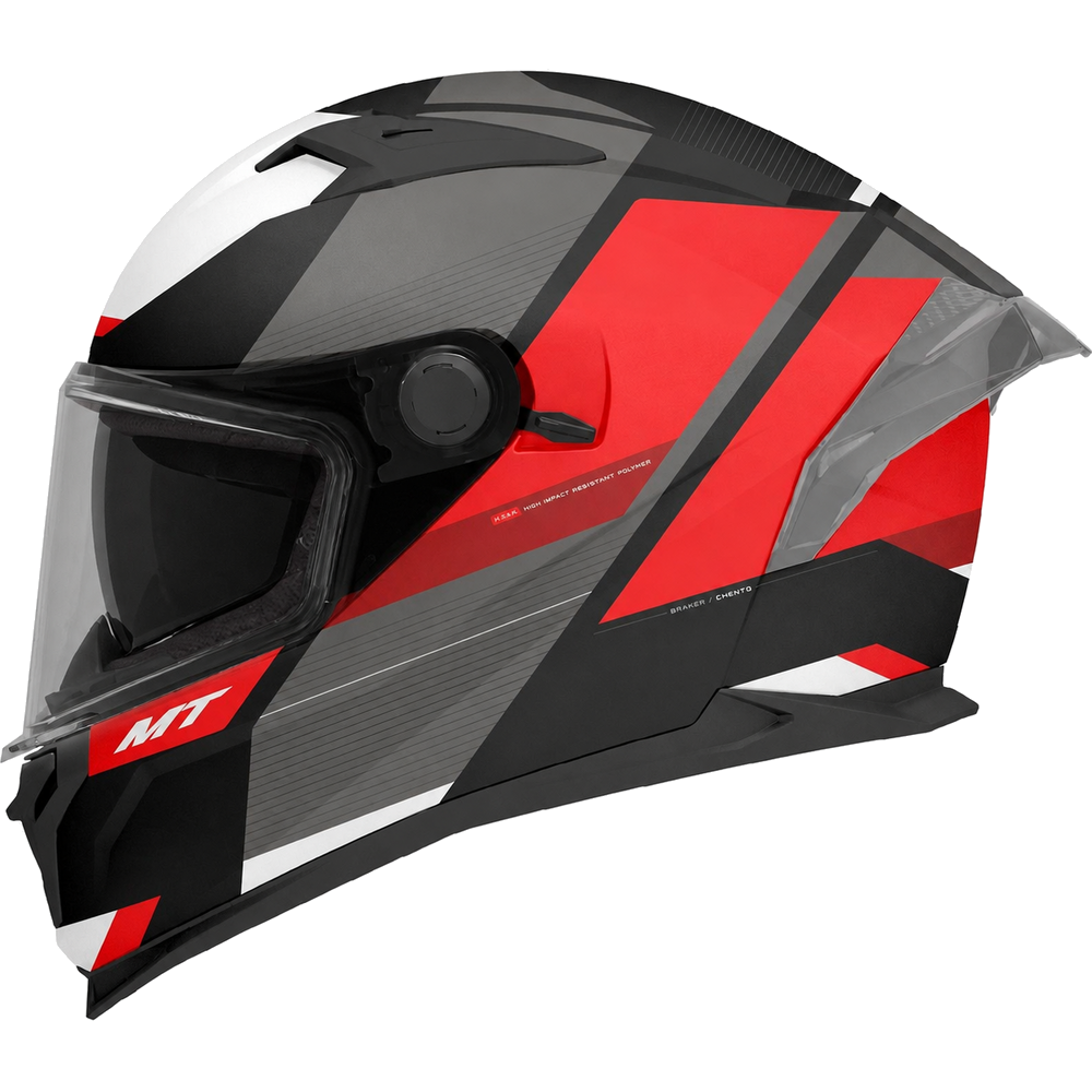 MT Helmets Braker SV Chento B5 Matt Black / Red