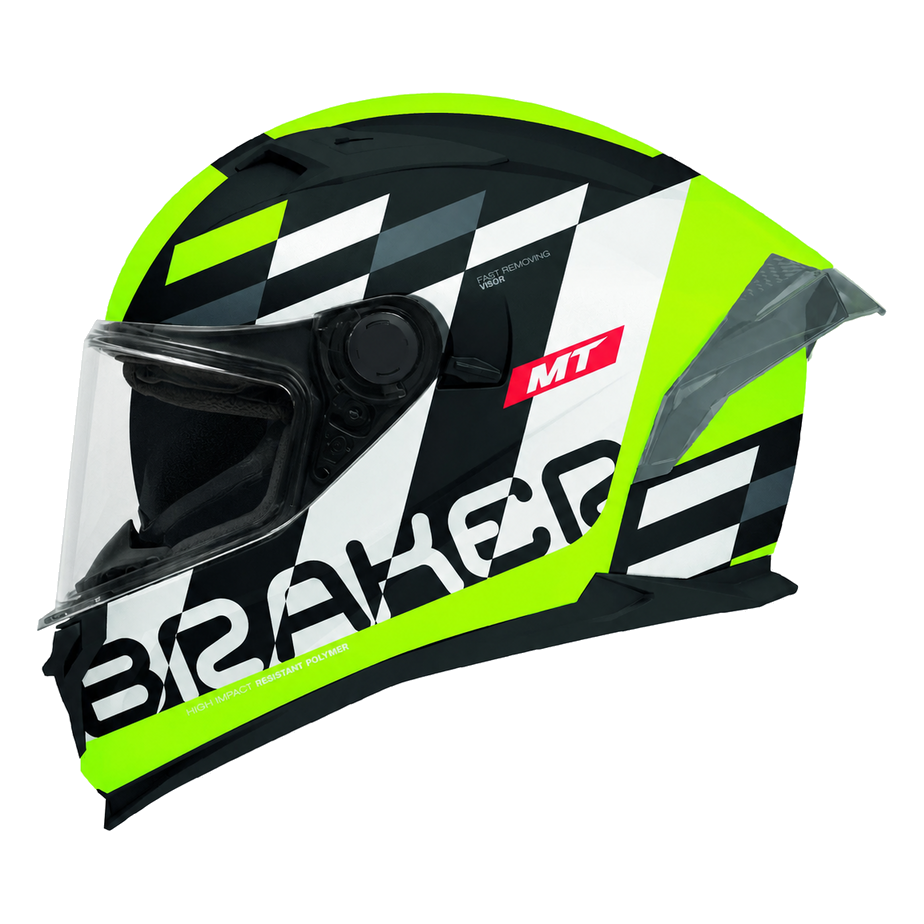 MT Helmets Braker SV Foster B3 Matt Fluorescent
