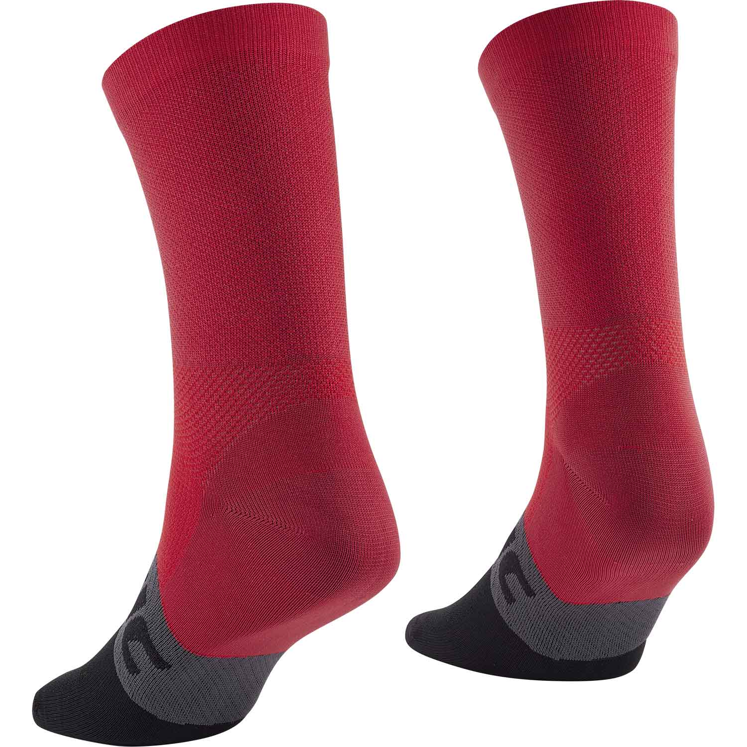 Mavic Aksium Mid Socks Burgundy / Black - FREE UK Shipping, FREE 365 Day Returns | Moto Central
