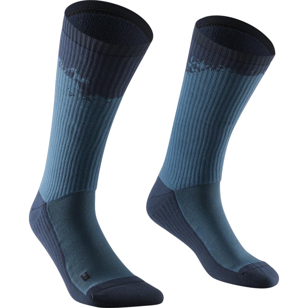 Mavic Deemax Graphic Socks Blue - FREE UK Shipping, FREE 365 Day Returns | Moto Central