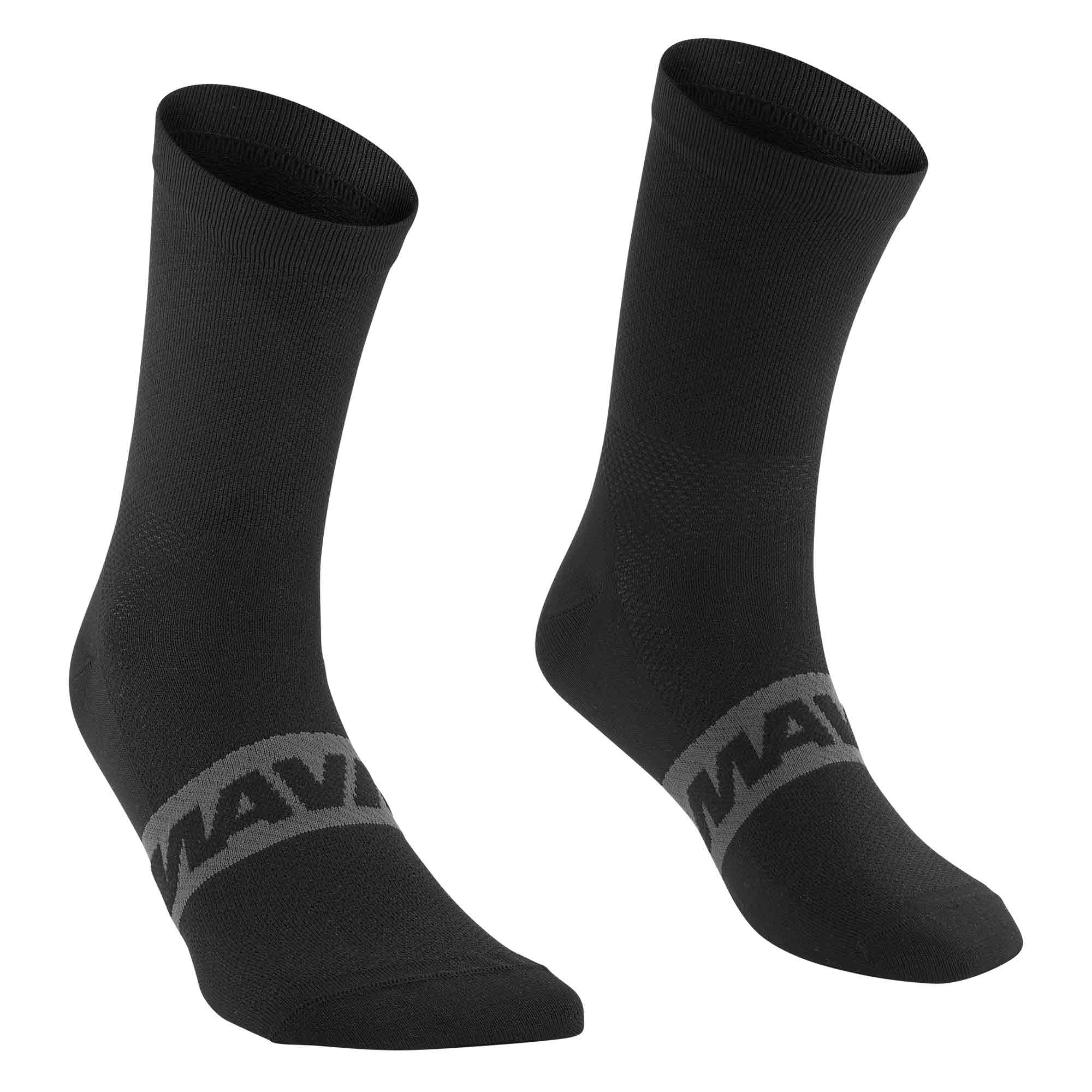 Mavic Aksium Graphic High Socks Black / White - FREE UK Shipping, FREE 365 Day Returns | Moto Central