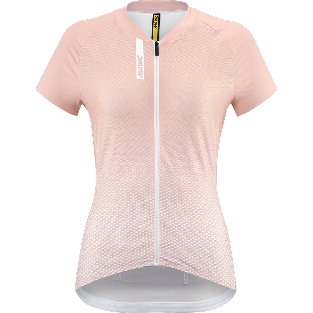 Mavic Aksium Short Sleeves Ladies Jersey Light Pink - FREE UK Shipping, FREE 365 Day Returns | Moto Central