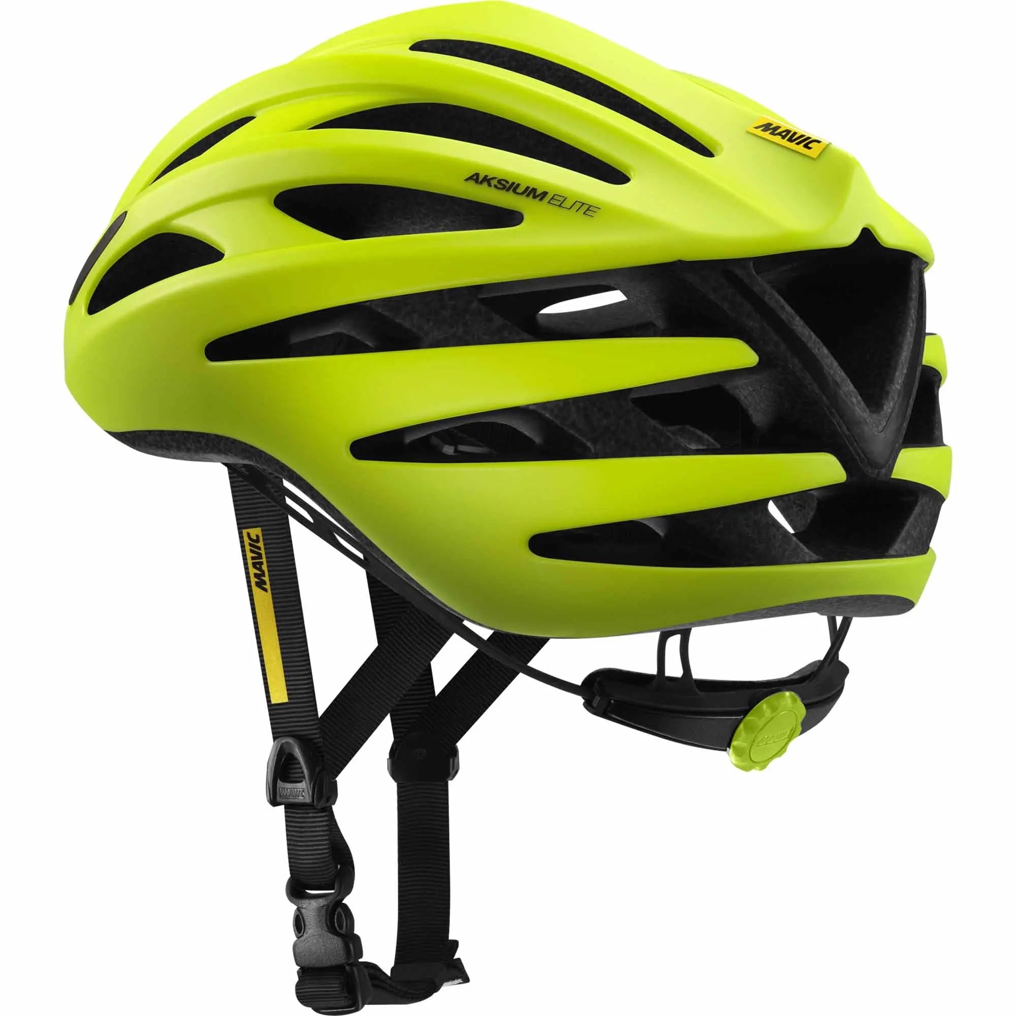Mavic Aksium Elite Helmet Safety Yellow / Black - FREE UK Shipping, FREE 365 Day Returns | Moto Central