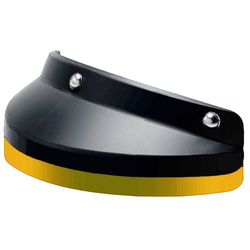 Nexx X.G30 Helmet Peak Extensor Black / Yellow - helmet peak extensor side view