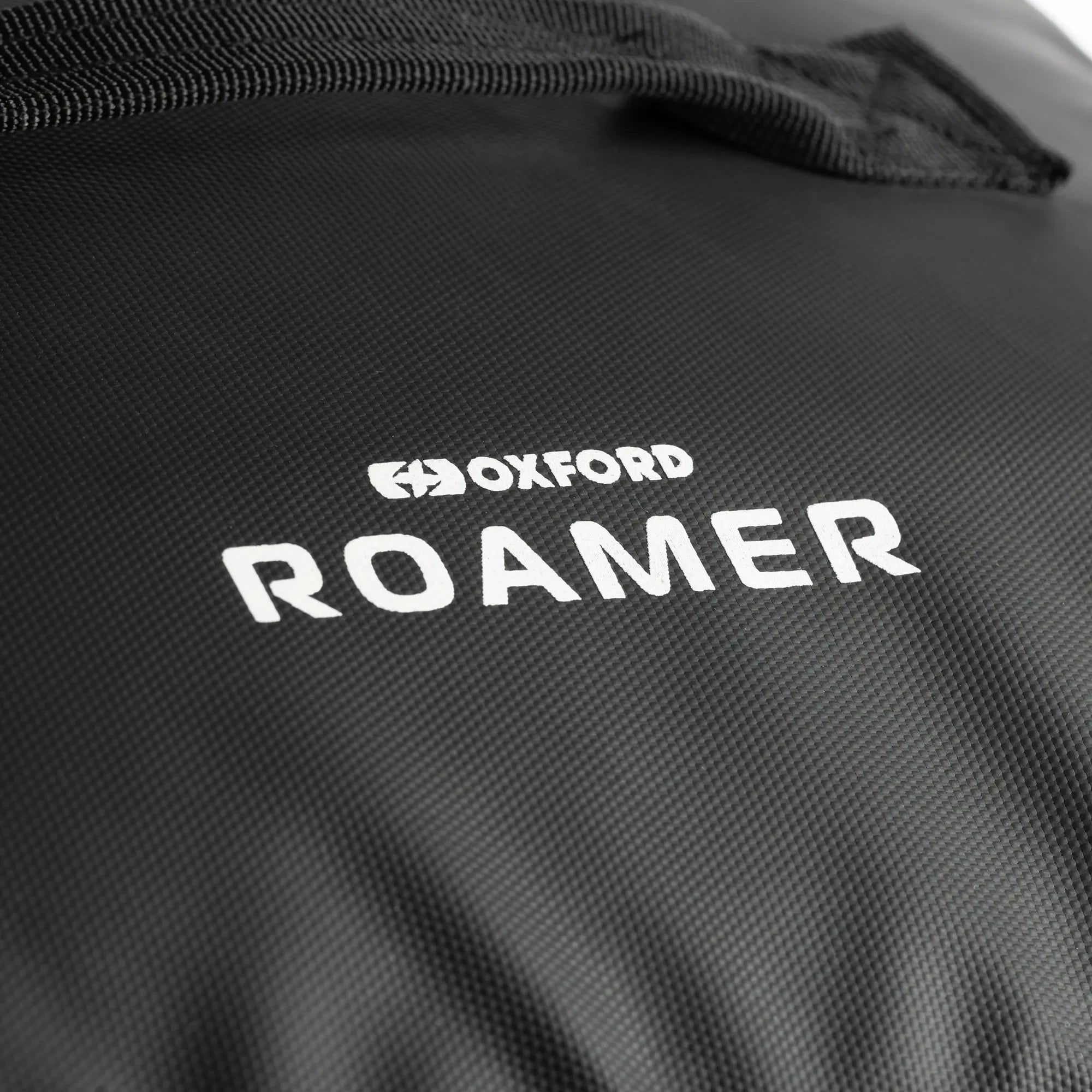 Oxford Roamer Grab Bag Black - 45 Liters - Oxford Roamer logo detail