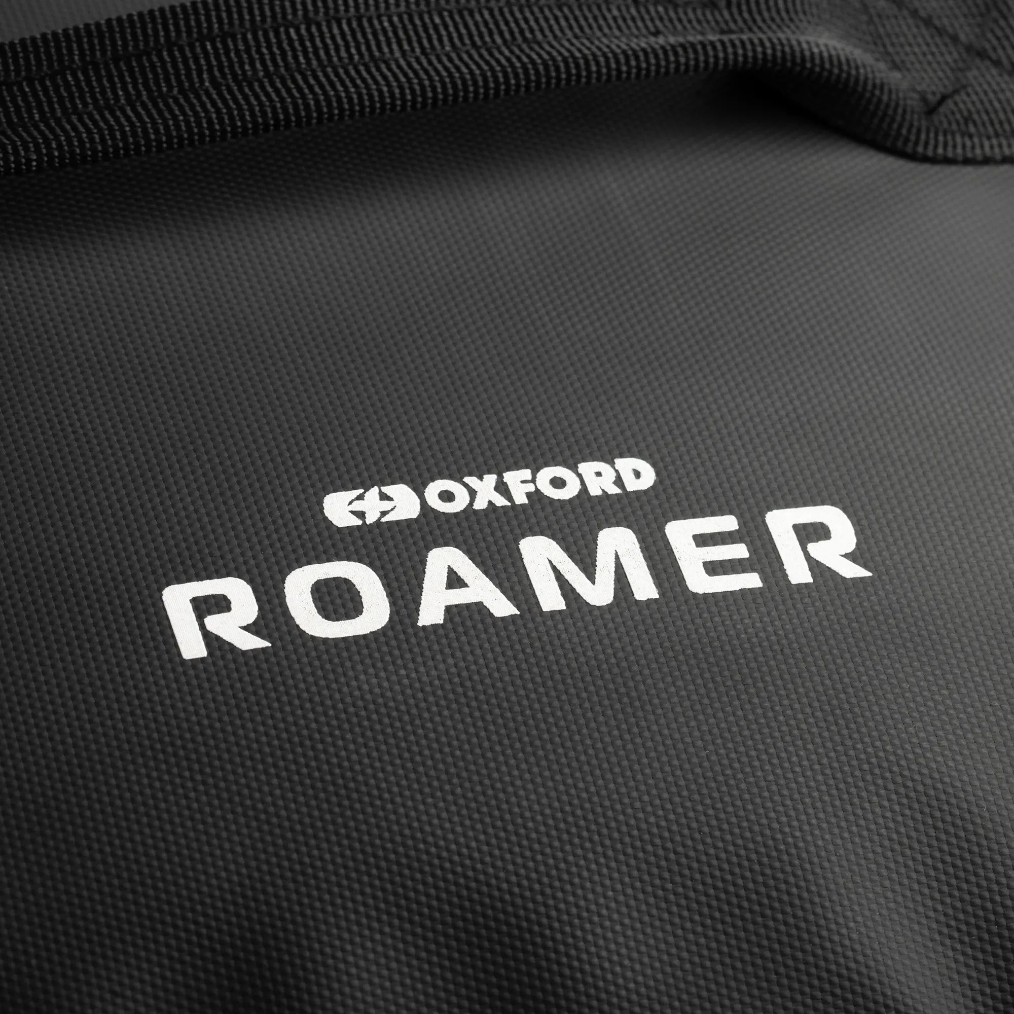 Oxford Roamer Grab Bag Black - 15 Liters - Oxford Roamer logo detail