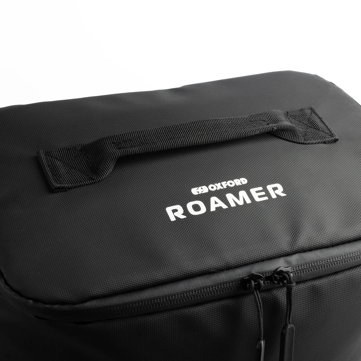 Oxford Roamer Grab Bag Black - 10 Liters - top carry handle and logo detail