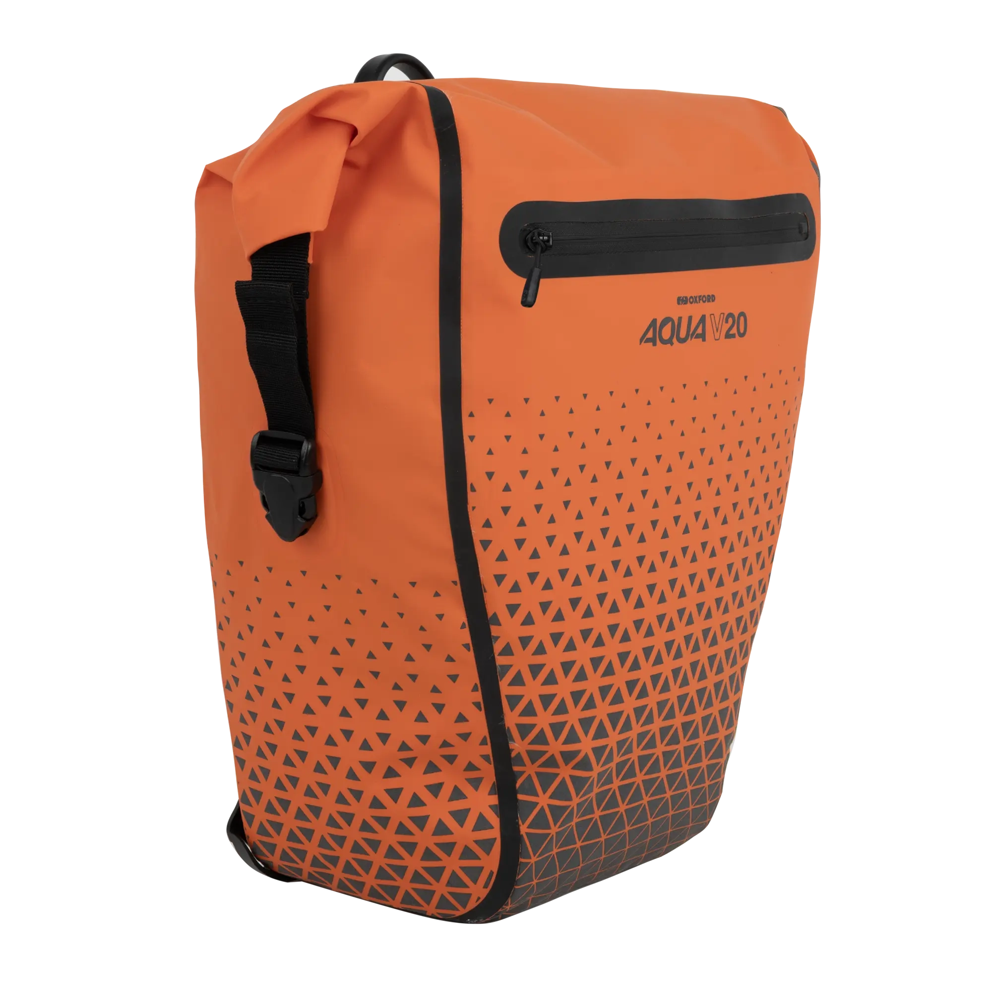 Oxford Aqua V 20 Extreme Visibility Single QR Pannier Bag Orange FREE UK Delivery, FREE 365 Day Returns | Moto Central