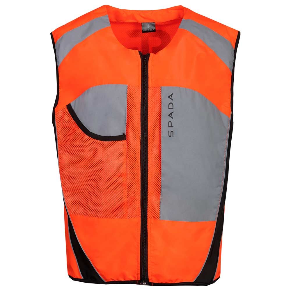 Spada Spark Hi-Vis Vest Orange FREE UK Delivery, FREE 365 Day Returns | Moto Central