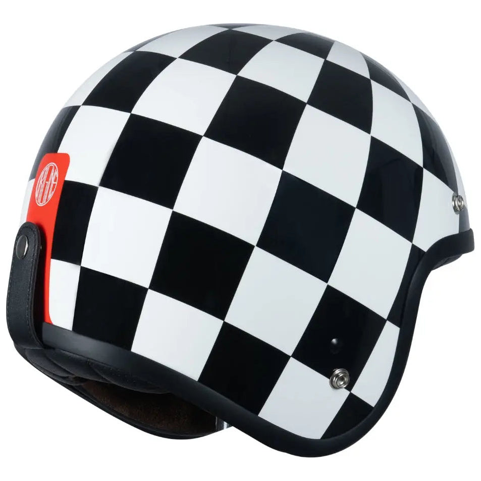 Origine Primo 22.06 Speed Gloss White open-face motorcycle helmet, right-side view