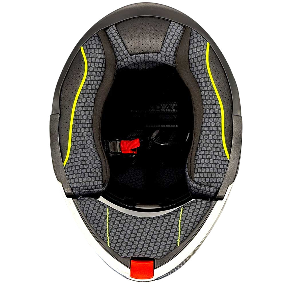 Spada Orion 2 Element White / Grey / Red FREE UK Delivery, FREE 365 Day Returns | Moto Central