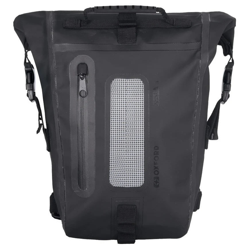 Oxford Aqua T8 Tail Bag Black - 8 Litres front view