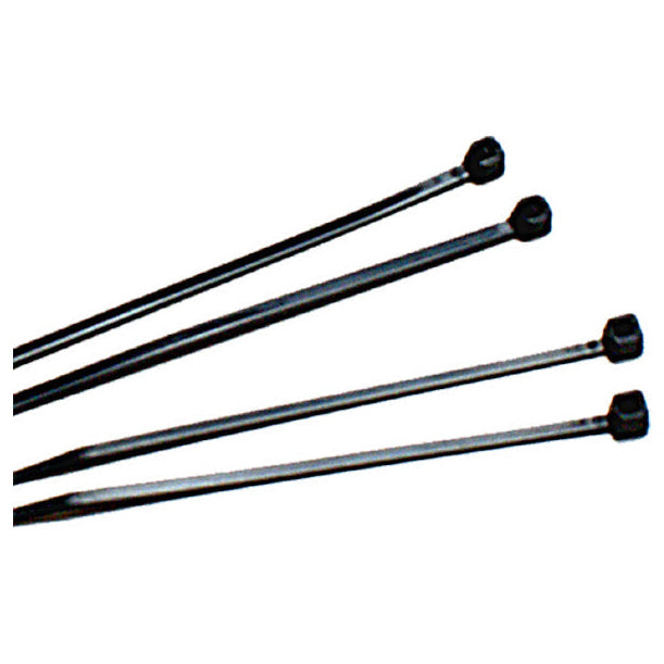 Oxford Cable Ties 2.5 x 100mm Black - Pack Of 100, black cable ties product view
