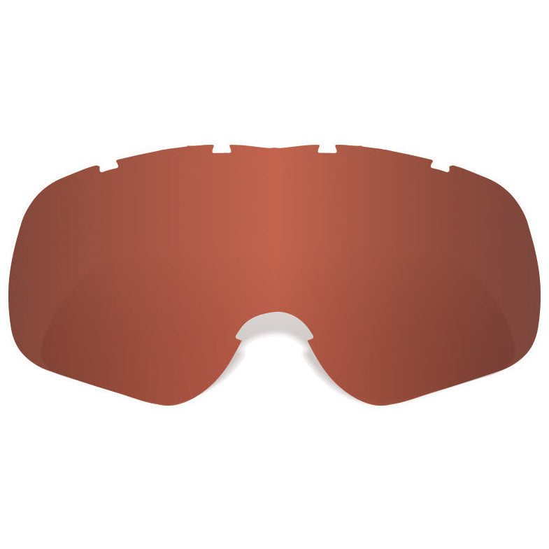 Oxford Fury Junior Lens Tint Red - red tint junior replacement lens front view