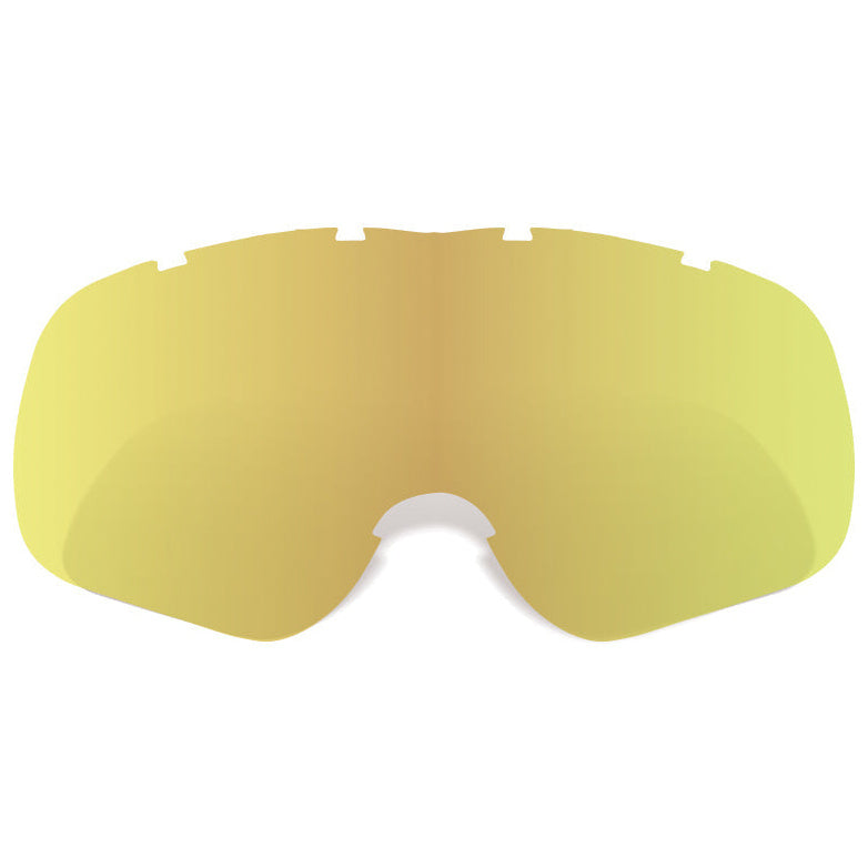 Oxford Fury Lens Gold Tint - gold tint replacement lens front view
