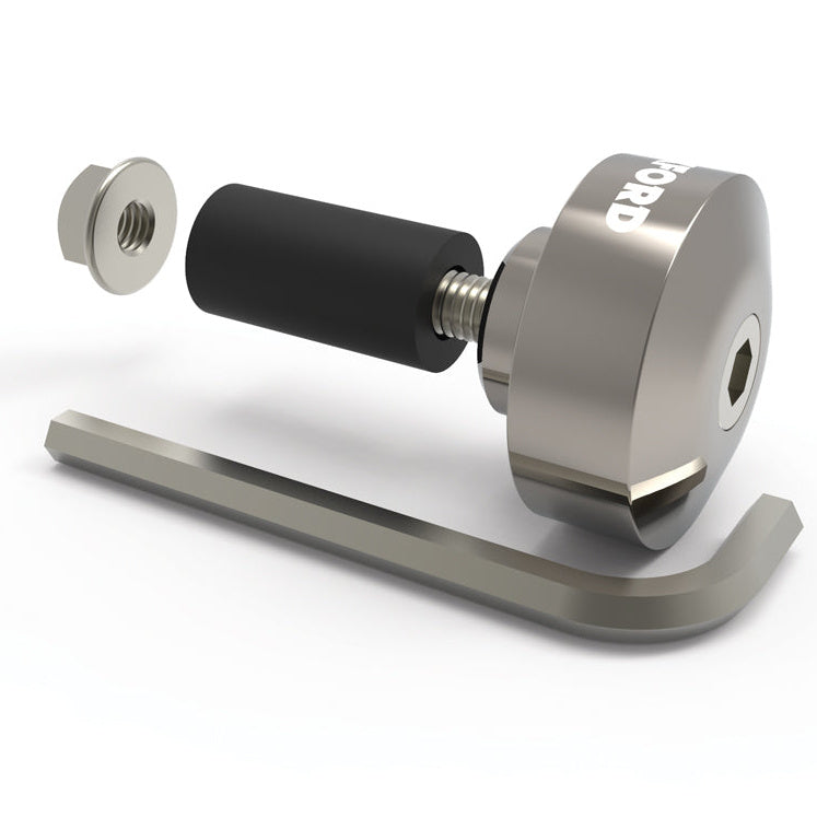 Oxford Handlebar BarEnds 1 Silver - product view