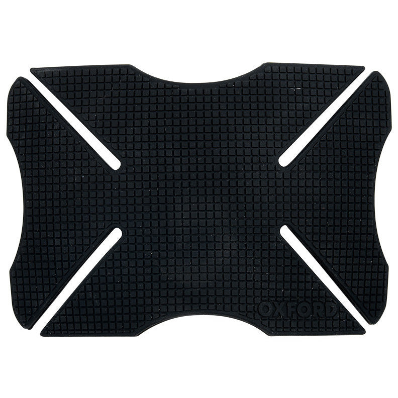 Oxford Helmet Bumper Carbon Black - helmet bumper front view