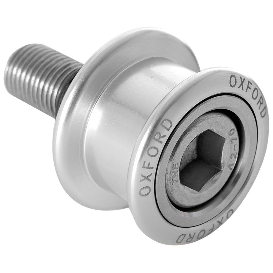 Oxford M10 Premium Spinners Silver - 1.25 Thread - premium spinner product view