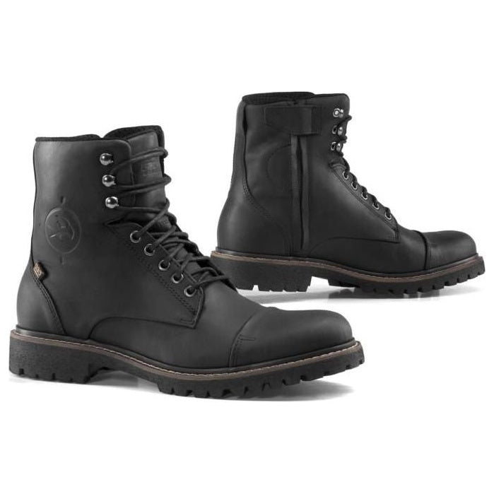Falco Gordon 2 Leather Boots Black – front and side views