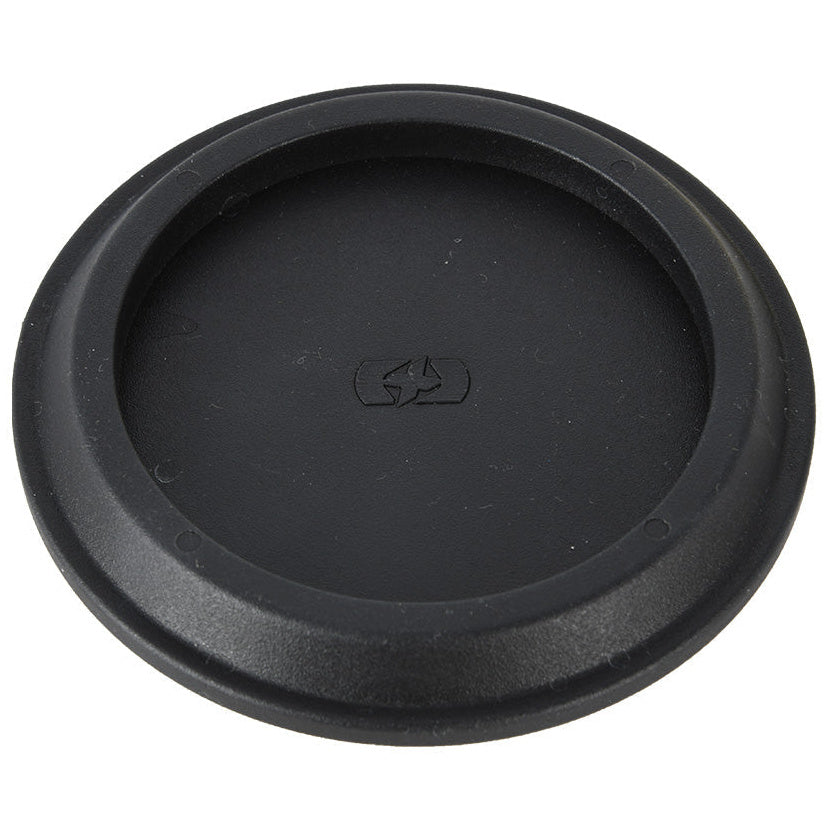 Oxford Paddock Mate Black motorcycle side stand support pad top view