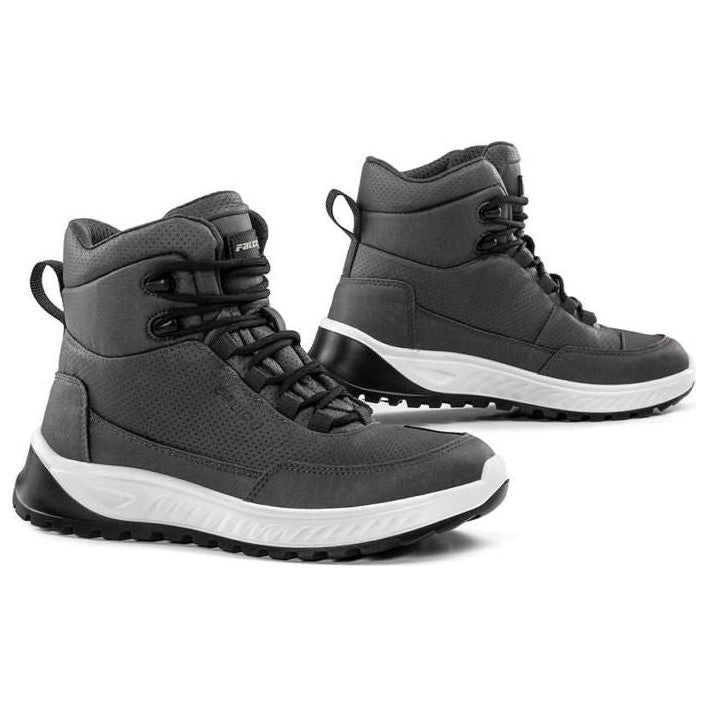 Falco Nara Ladies Short Boots Grey – front and side views