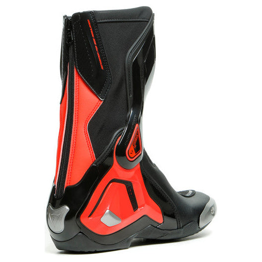 Dainese Torque 3 Out Boots Black / Fluo Red, single boot side view